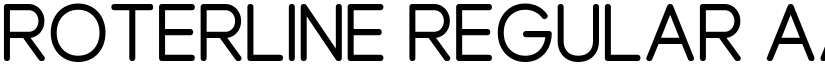 Roterline Regular font