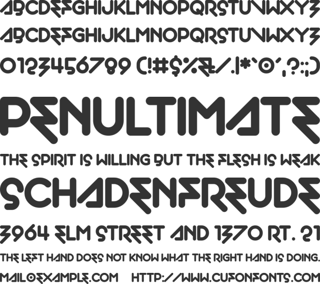 Montezuma font preview