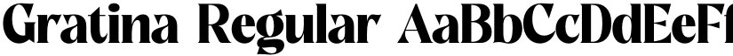 Gratina Regular font