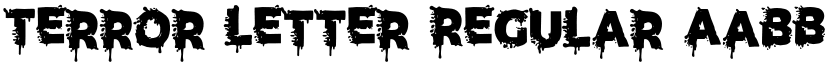 Terror Letter Regular font