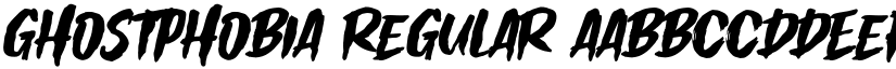 Ghostphobia Regular font