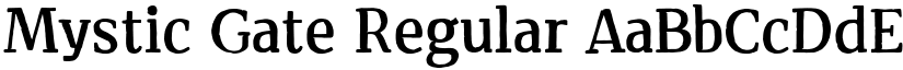 Mystic Gate Regular font