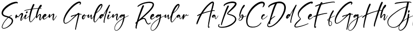 Smithen Goulding Regular font
