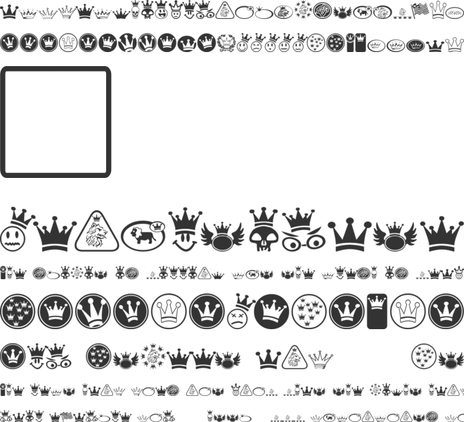 Monarchbats font preview