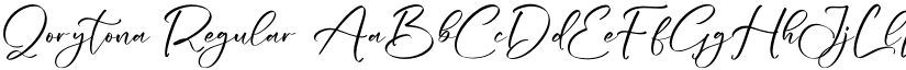 Qorytona Regular font