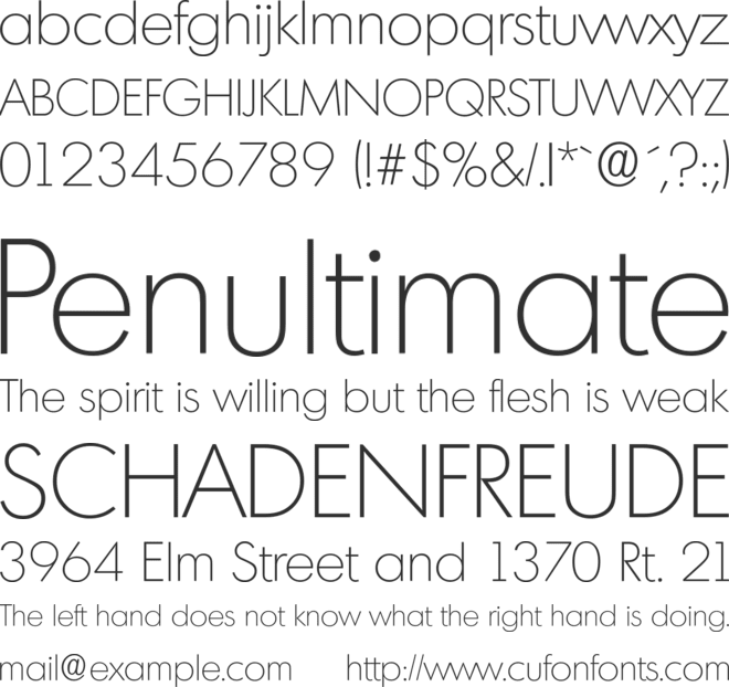 MontrealSerial font preview