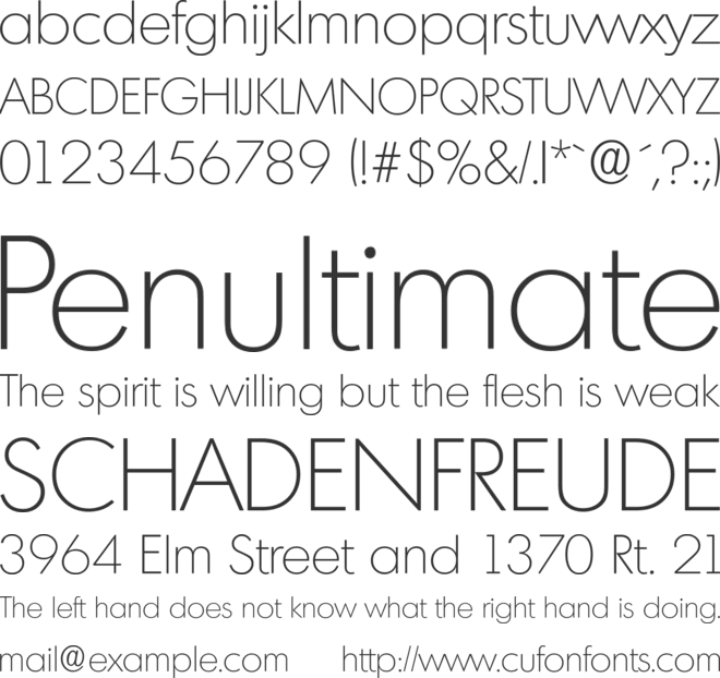 MontrealSerial font preview