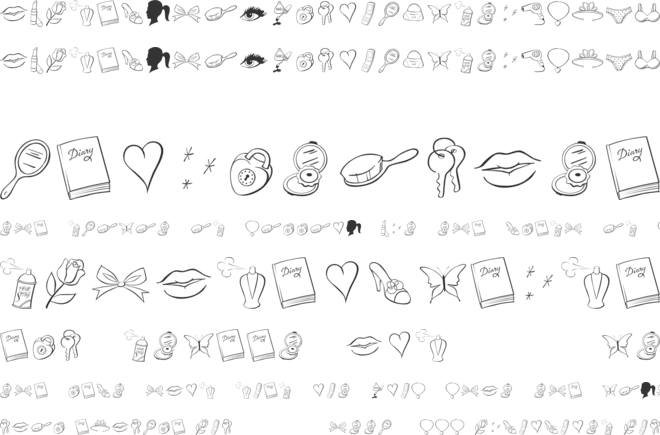 Princess BV font preview