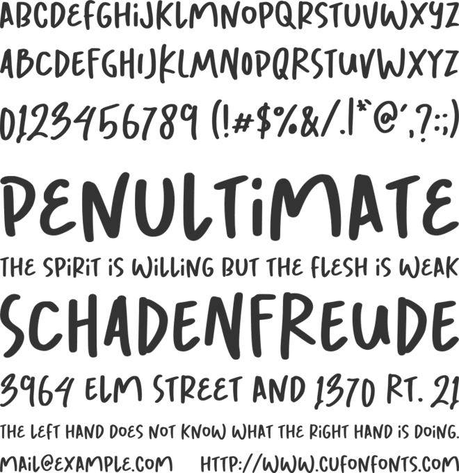 Browman font preview