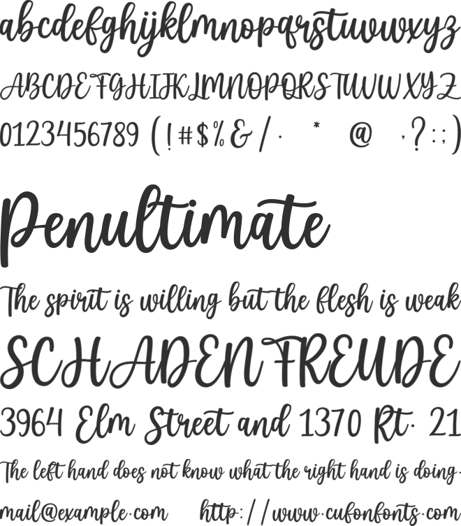 Baby Aletha font preview
