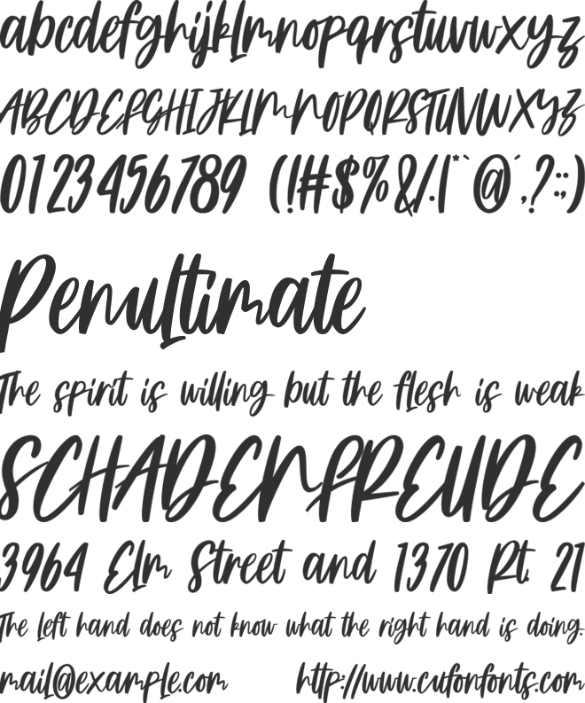 Boxette font preview