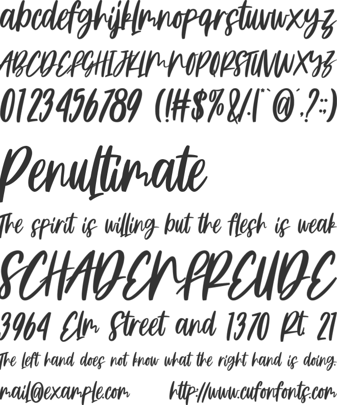 Boxette font preview