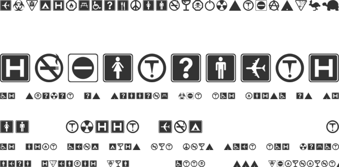 Symbolix font preview