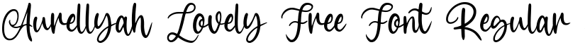 Aurellyah Lovely Free Font font download