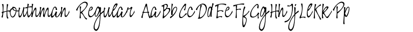 Houthman font download