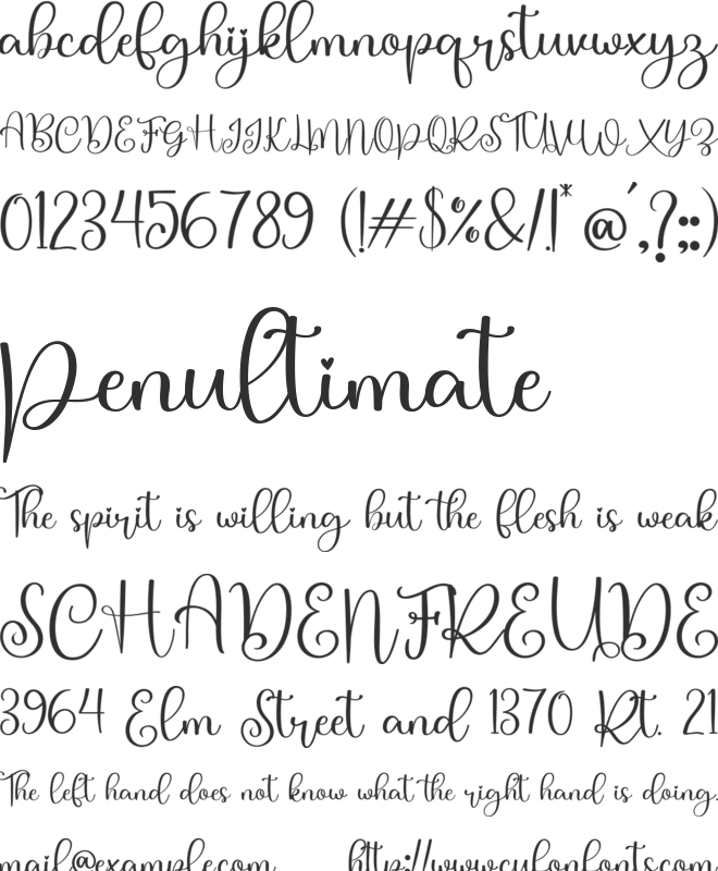 pieapple font preview