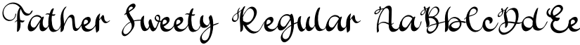 Father Sweety Regular font