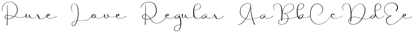Pure Love font download