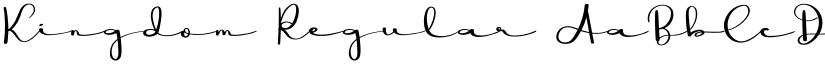 Kingdom Regular font