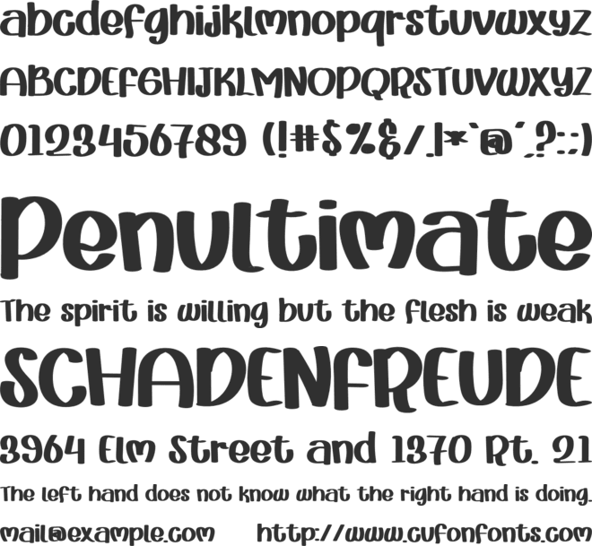 Magic Smile font preview