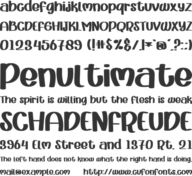 Magic Smile font preview