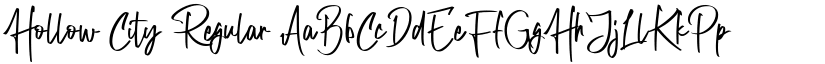 Hollow City Regular font