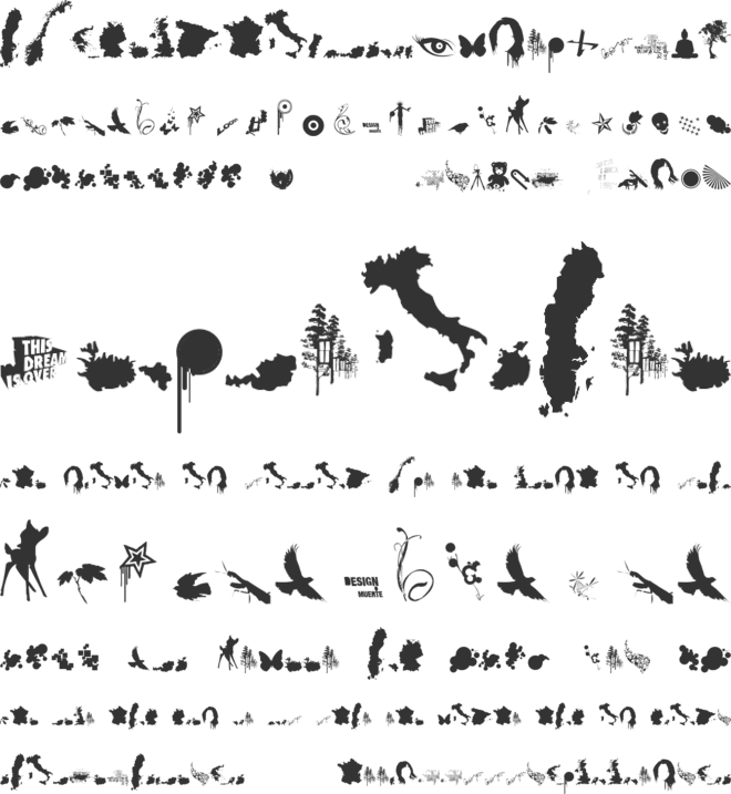 Loosydings Expert font preview