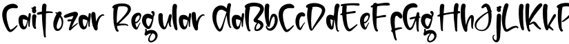 Caitozar Regular font