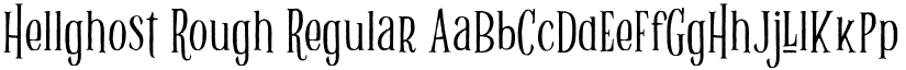 Hellghost Rough font download