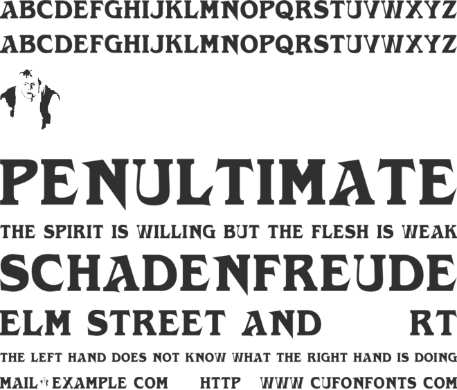 Labyrinth font preview