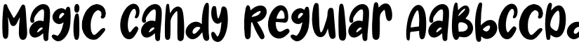 Magic Candy Regular font