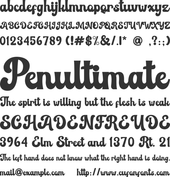 Balin Quiny font preview