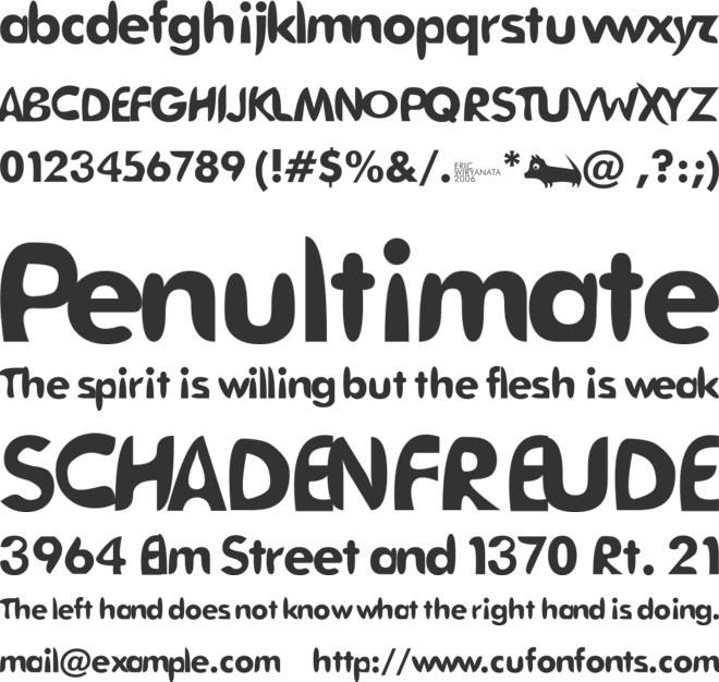 Death Futurist font preview