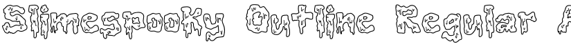 Slimespooky Outline Regular font