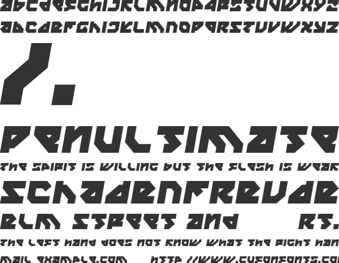 Plaztma font preview