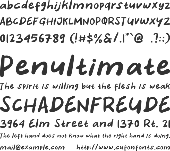 Tourism Days font preview