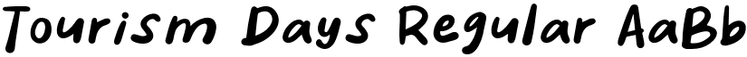 Tourism Days Regular font