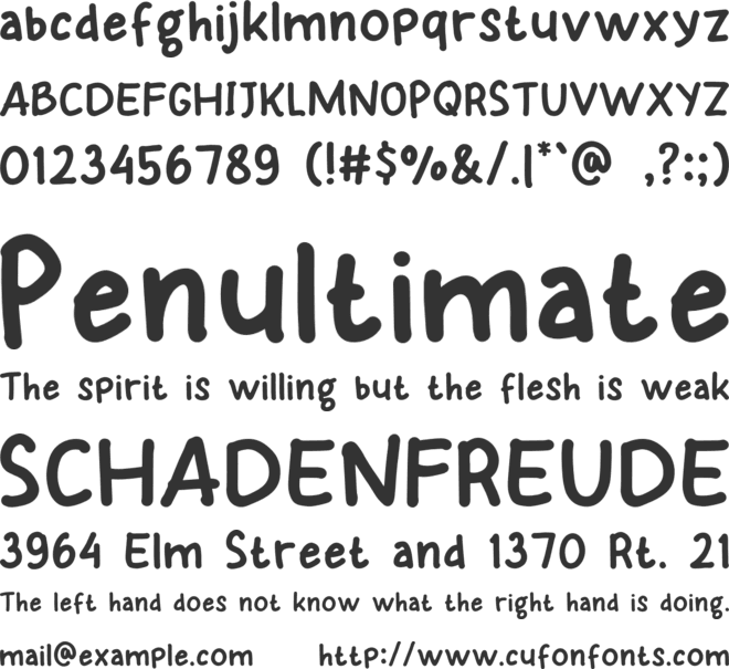 Maybe Next font preview