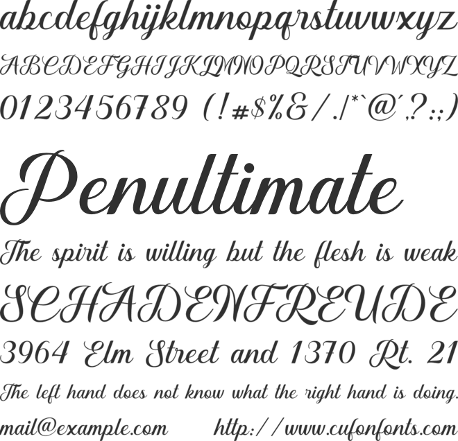 Hopsters font preview