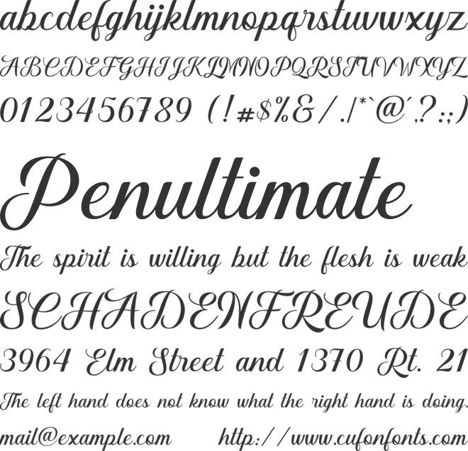 Hopsters font preview