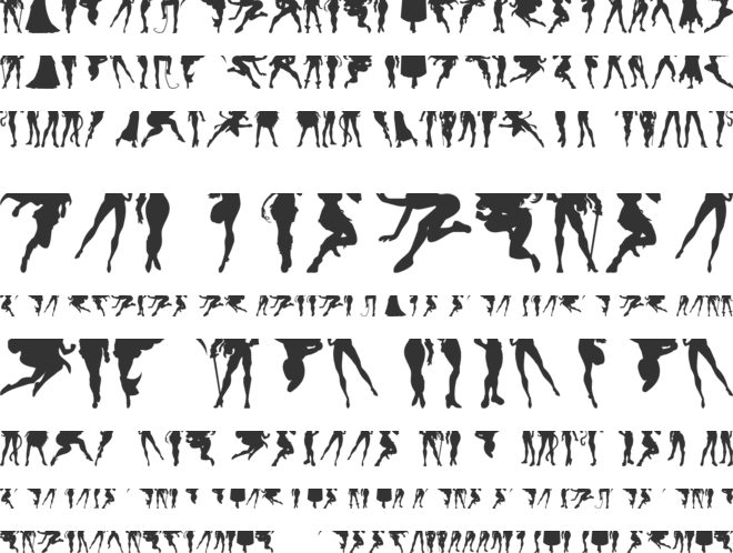 Action Women font preview