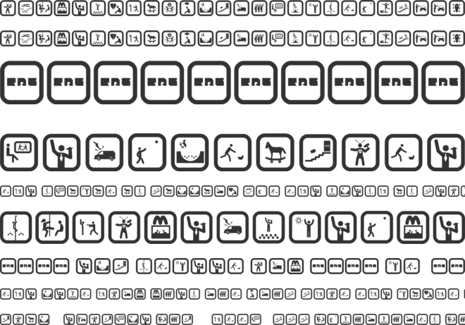 Funny Icon font preview