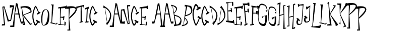 Narcoleptic Dance font