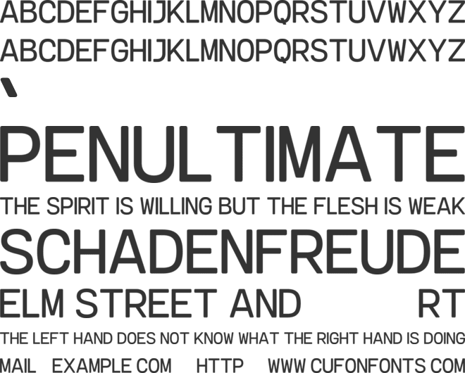 Brisettle font preview