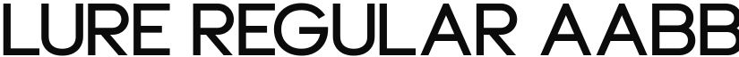 Lure font download