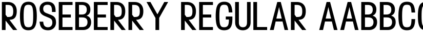 Roseberry Regular font