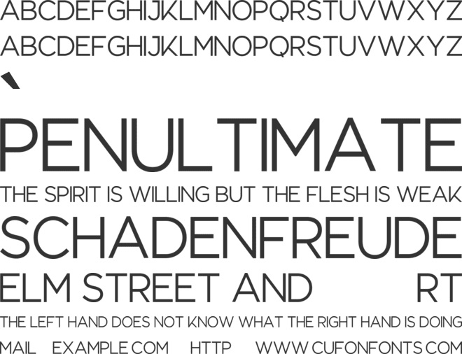 Leopark font preview