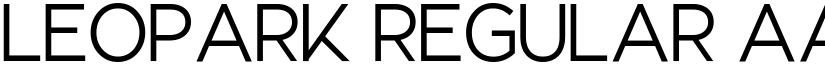 Leopark Regular font