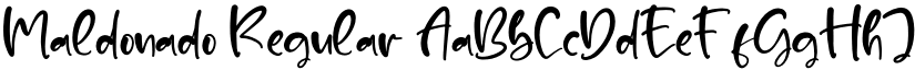 Maldonado font download