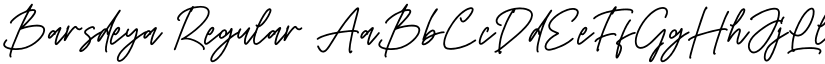 Barsdeya Regular font